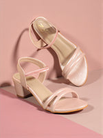 ZaySoo Women Stylish Ankle Strap Block Heel Sandals