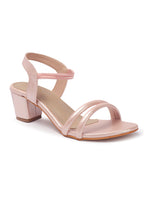 ZaySoo Women Stylish Ankle Strap Block Heel Sandals